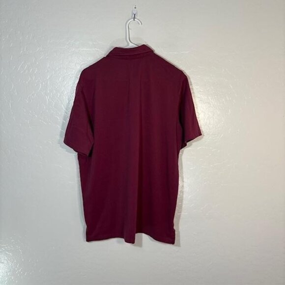 Greyson Polo Shirt Mens Large Burgundy brrr Cooling Performance Golf Stretch - Picture 6 of 8